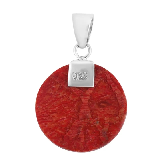 Sponge Coral Turtle Pendant in Sterling Silver - Picture 3 of 5